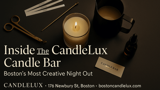 Inside the CandleLux Candle Bar: Boston’s Most Creative Night Out - Boston CandleLux