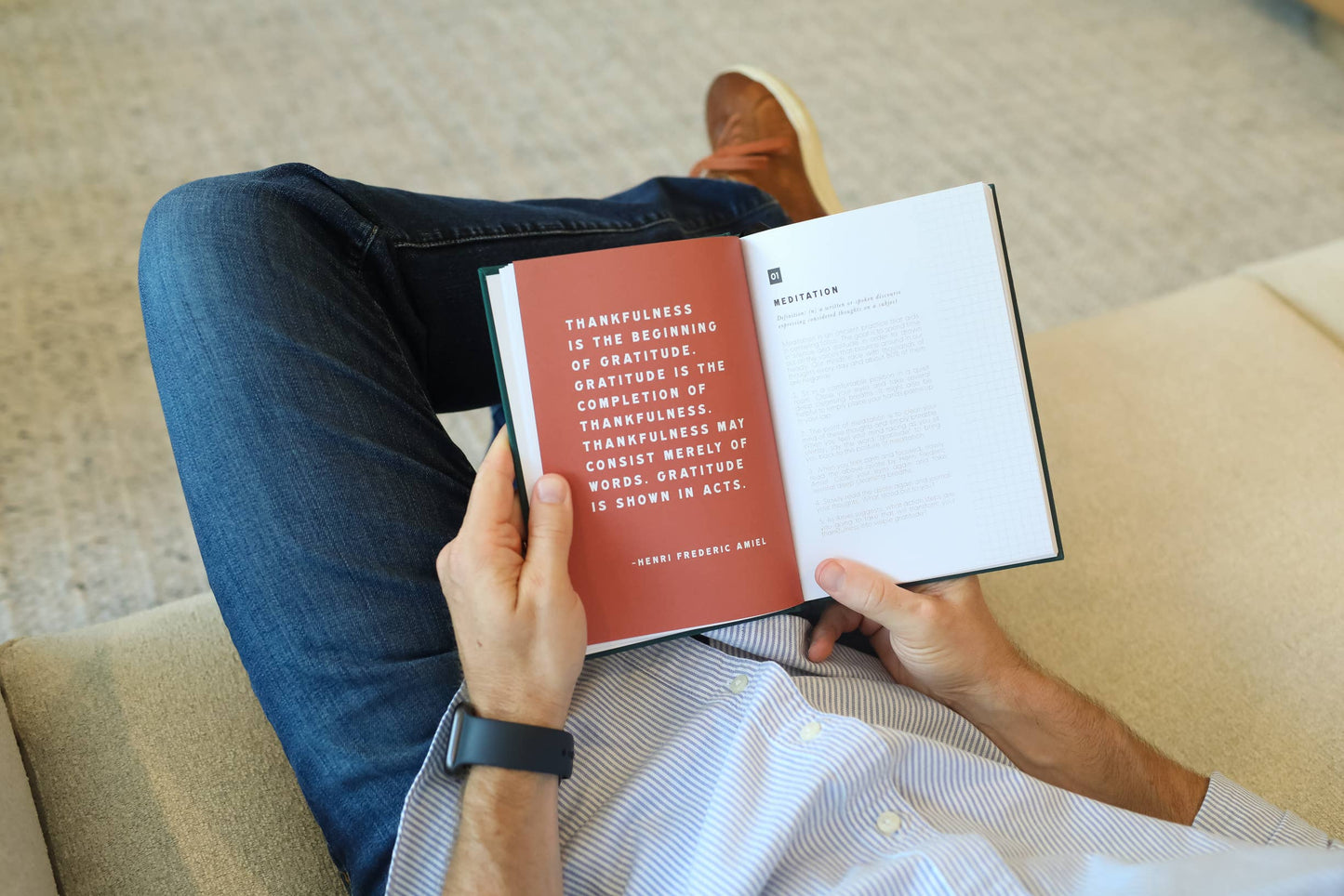 Gratitude Journal for Men - Boston CandleLux