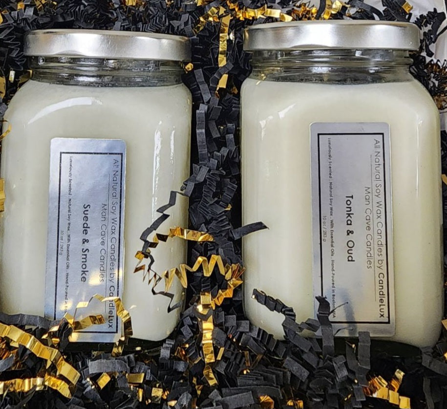 MAN CAVE Soy Candles – Boston CandleLux