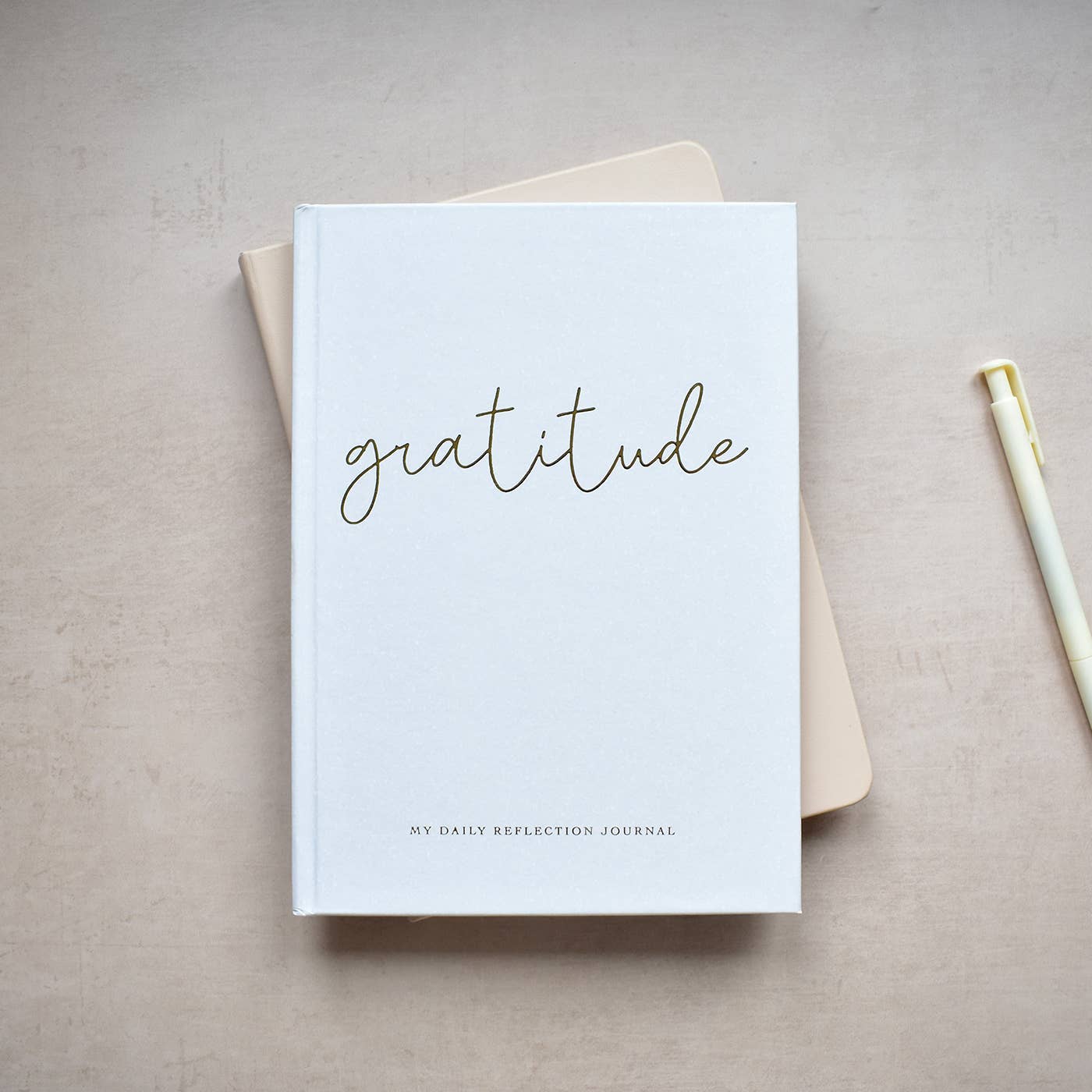 Gold Foiled Gratitude Daily Reflection Journal - Boston CandleLux