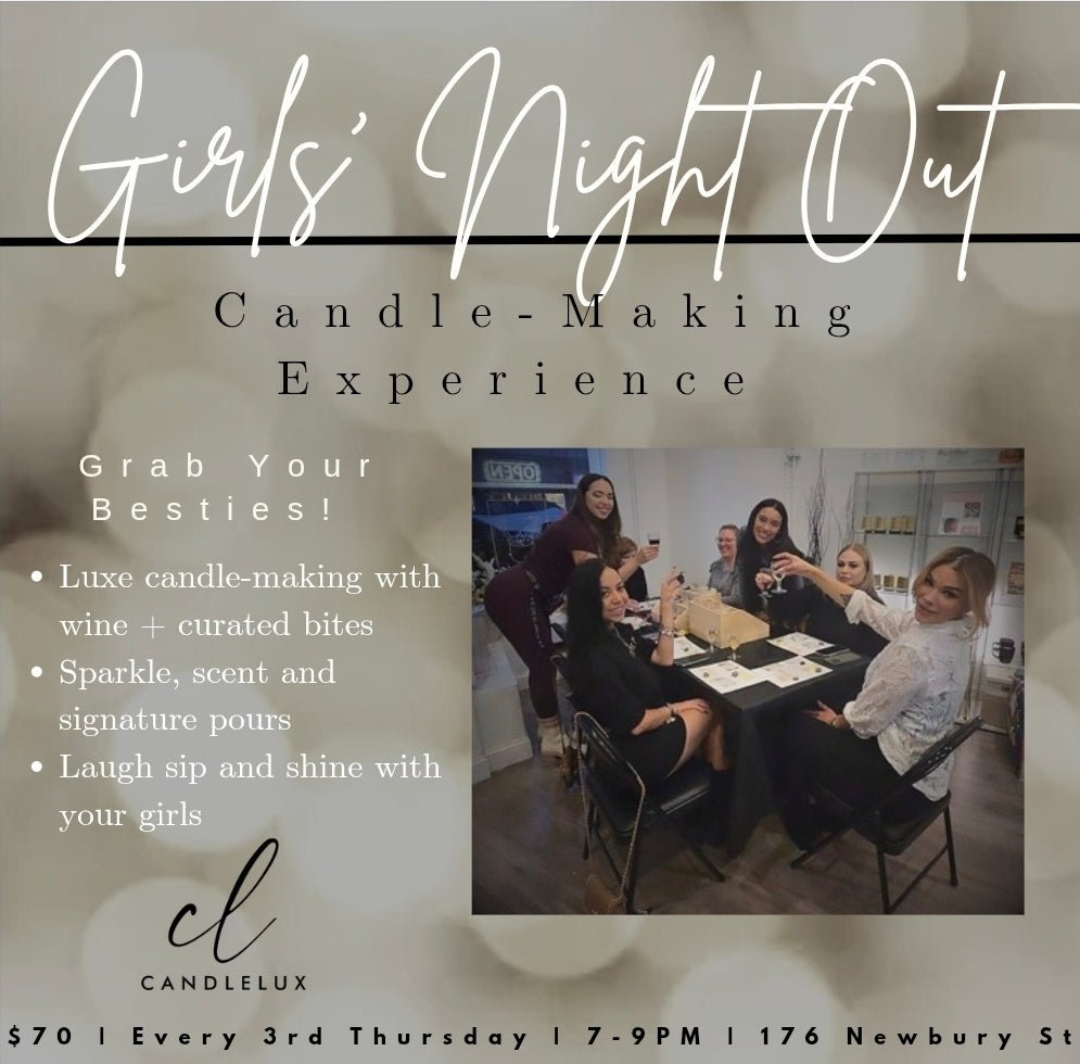 Discover the Art of Candle-Making with CandleLux’s Aromatherapy Clean-Burning Soy Candles for the Ultimate Girls' Night Out - Boston CandleLux