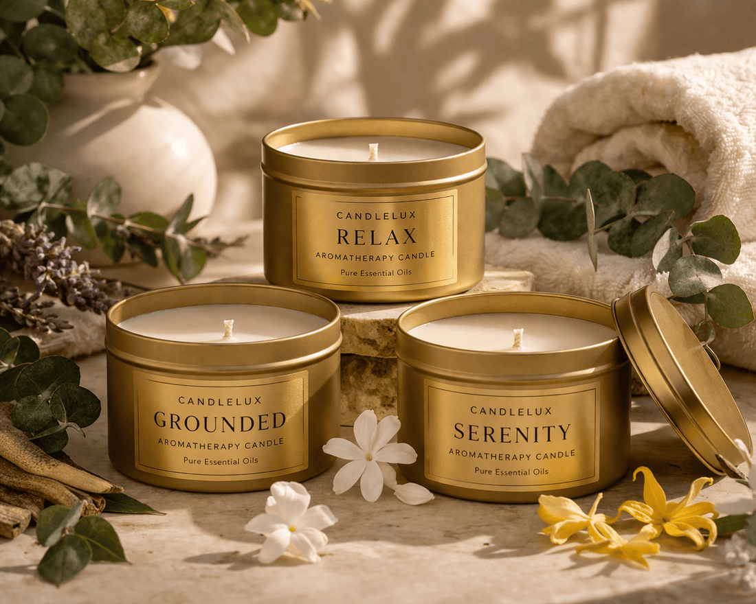 Discover the Serenity of CandleLux Aromatherapy Travel Candles for a Clean-Burning Experience - Boston CandleLux