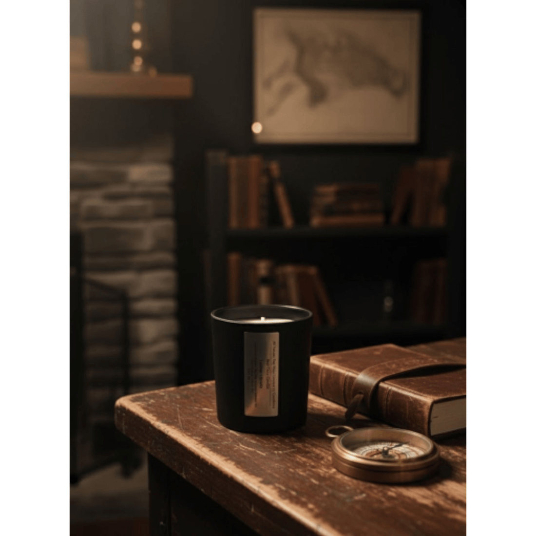 Leather Smoke Experience the Ultimate Calm with CandleLux Luxury Soy and Aromatherapy Candles - Boston CandleLux