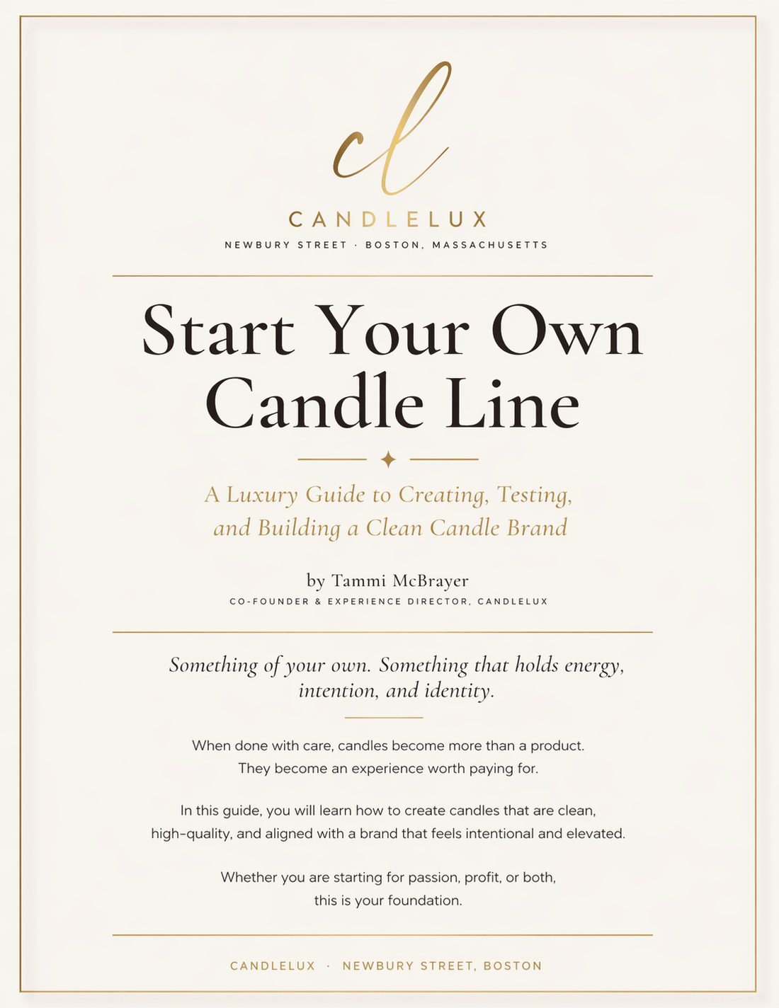 How to Start a Candle Business: Luxury Guide to Making, Testing & Selling Clean Candles