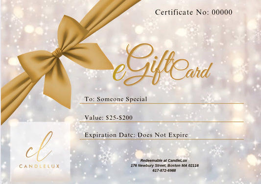 eGift Card - Boston CandleLux