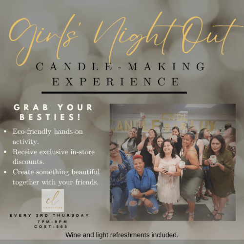 GIRLS NIGHT OUT Candle - Making Experience - Boston CandleLux