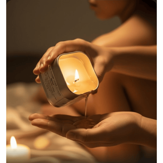 DEEP INDULGENCE Luxury Massage Oil Candle - Boston CandleLux