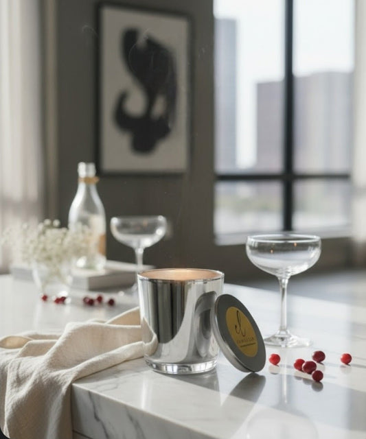 CRANBERRY PROSECCO – Clean Scents Luxury Soy Candle (8oz) - Boston CandleLux