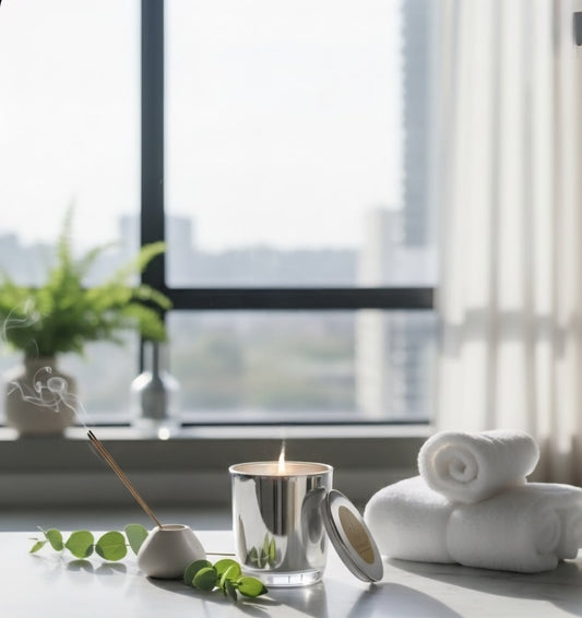 SAGE + CYPRESS – Clean Scents Luxury Soy Candle (8oz) - Boston CandleLux