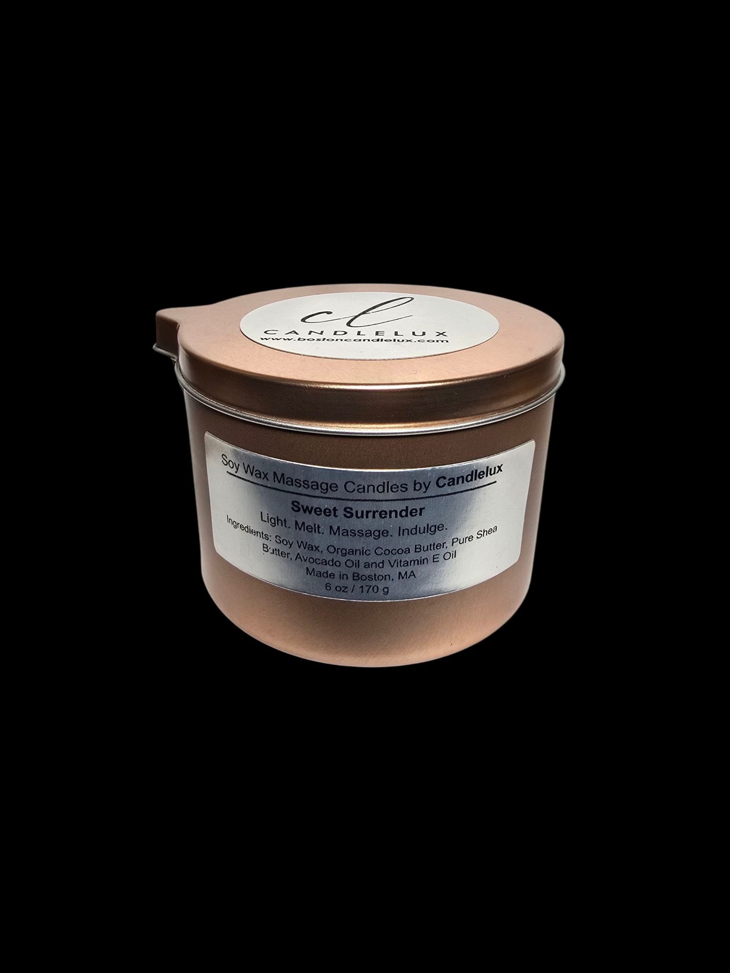 Sweet Surrender Luxury Massage Candle - Boston CandleLux