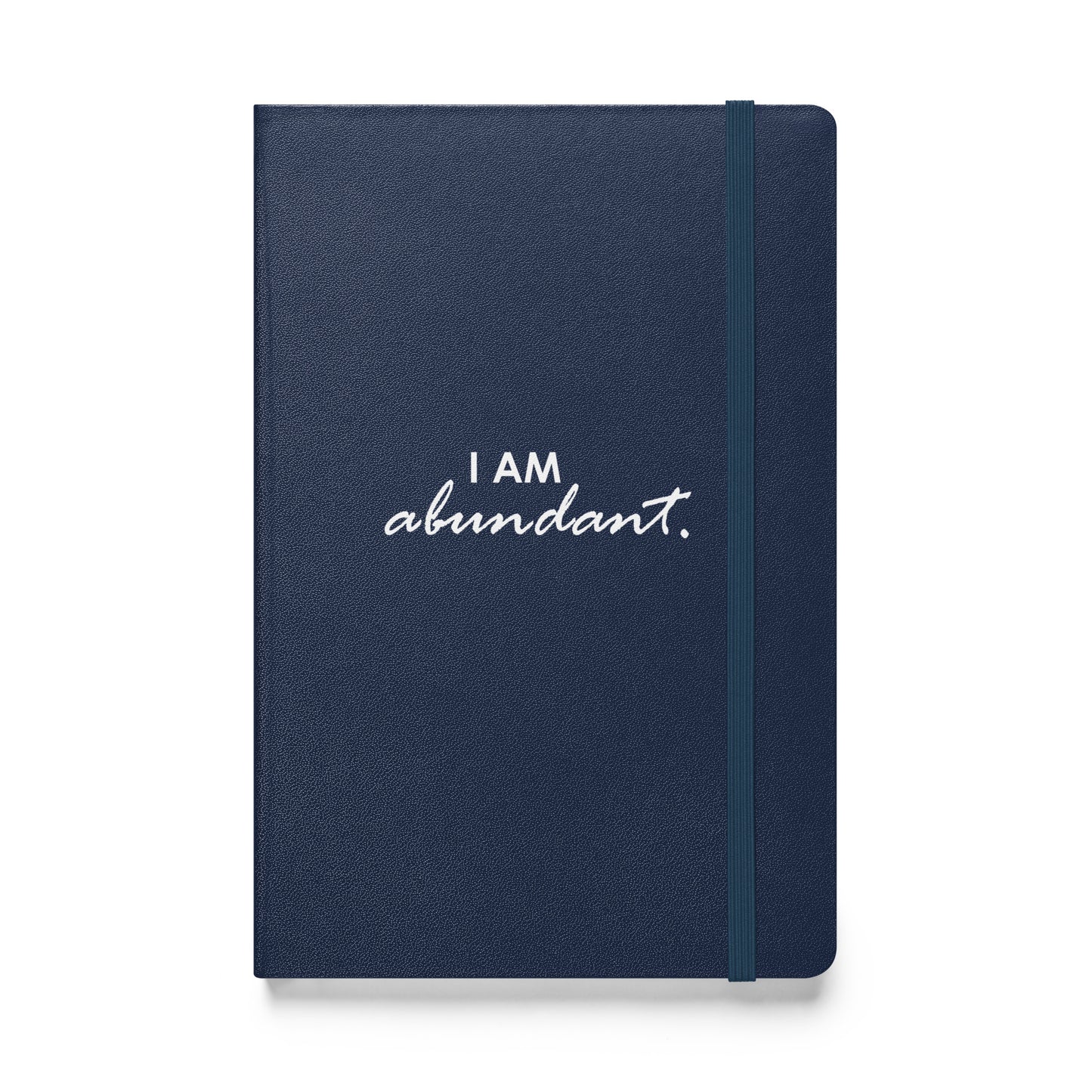 I AM ABUNDANT - Hardcover bound notebook & FREE Affirmation Digital Download