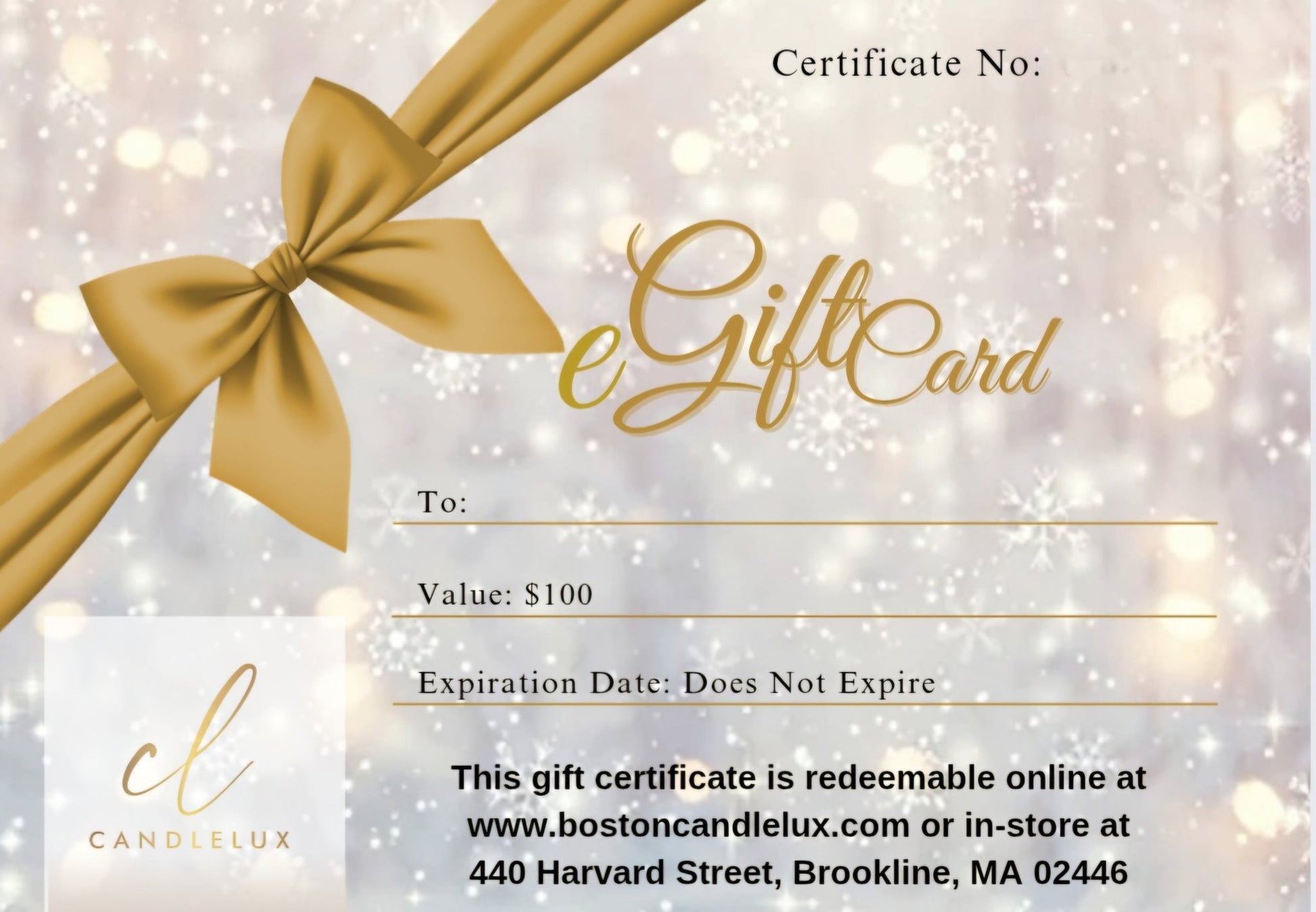 eGift Card - Boston CandleLux